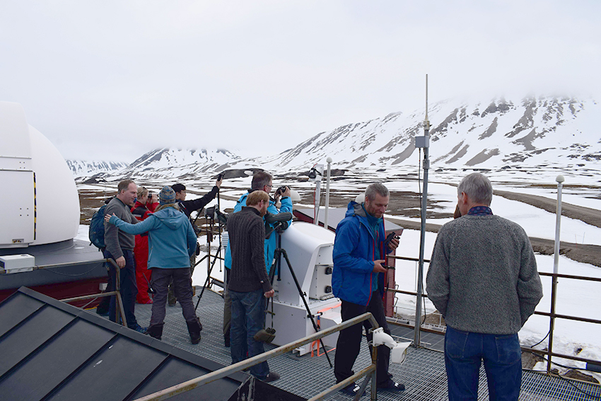 Eisbärwatching am Dach (c)Sandro Dahlke